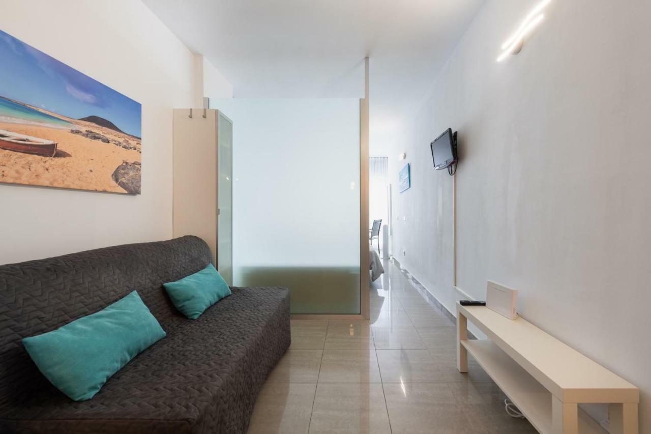 1St Line Studio Las Canteras Beach - Wifi Appartement Las Palmas Buitenkant foto